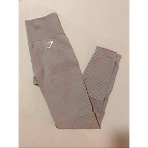 Taupe Gymshark Vital Seamless Leggings